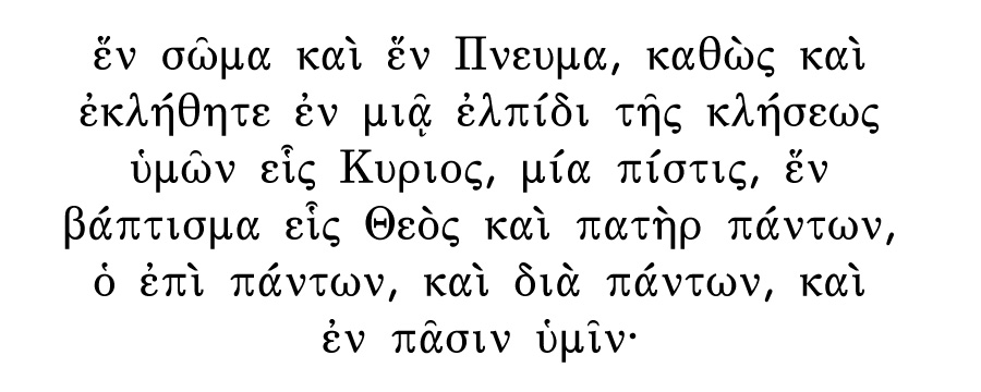 Eph. 4:4-6
